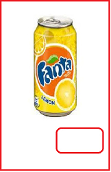 Fanta Lemon blikje 0,33 l