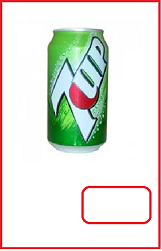 7 up blikje 0,33 l